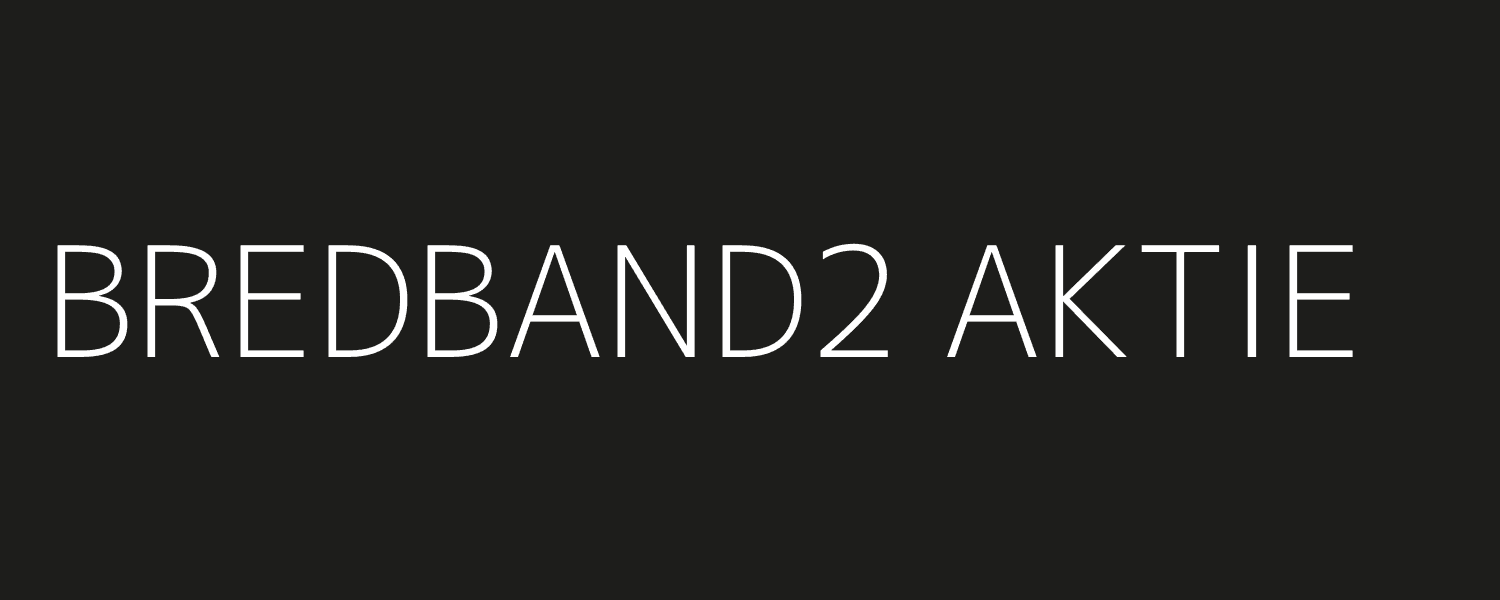 bredband2 aktie