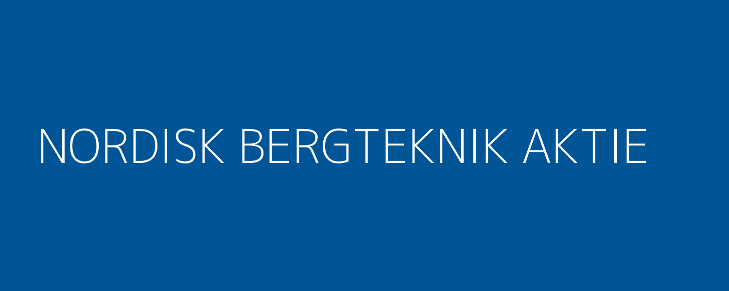 nordisk bergteknik aktie