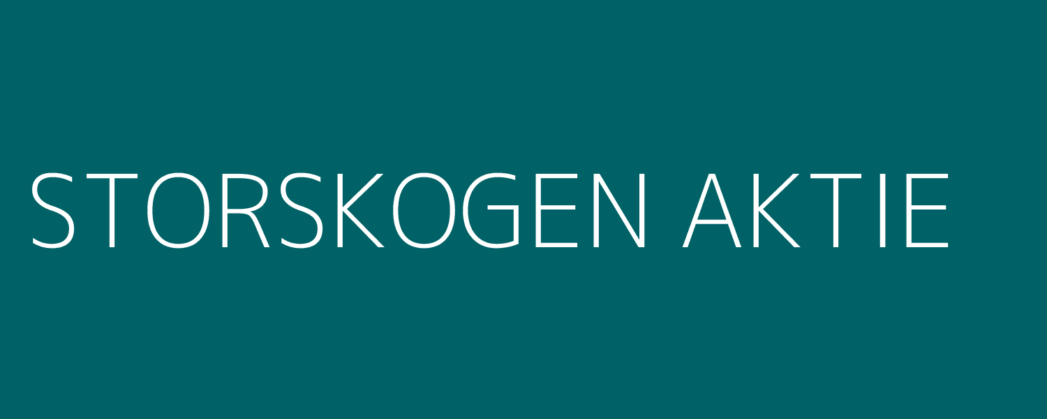 storskogen aktie