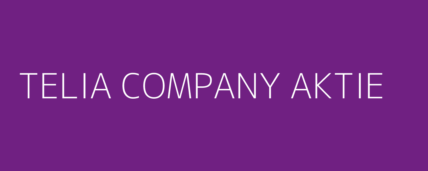 telia company aktie