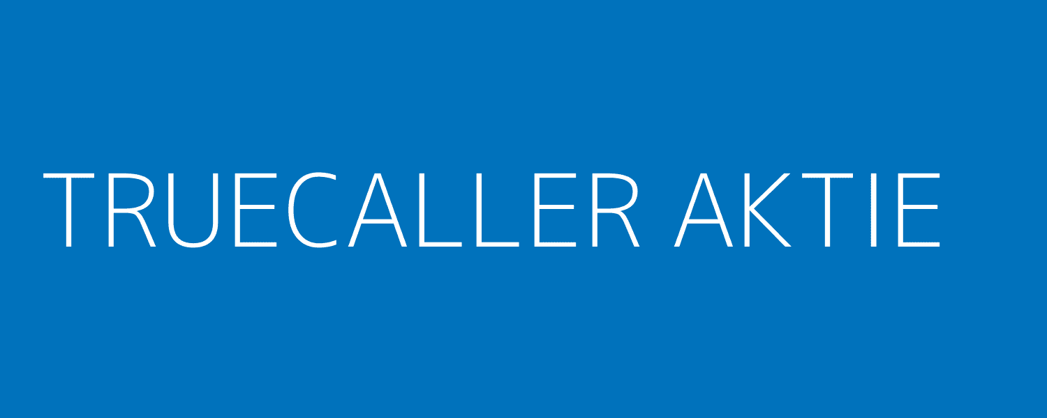 truecaller aktie